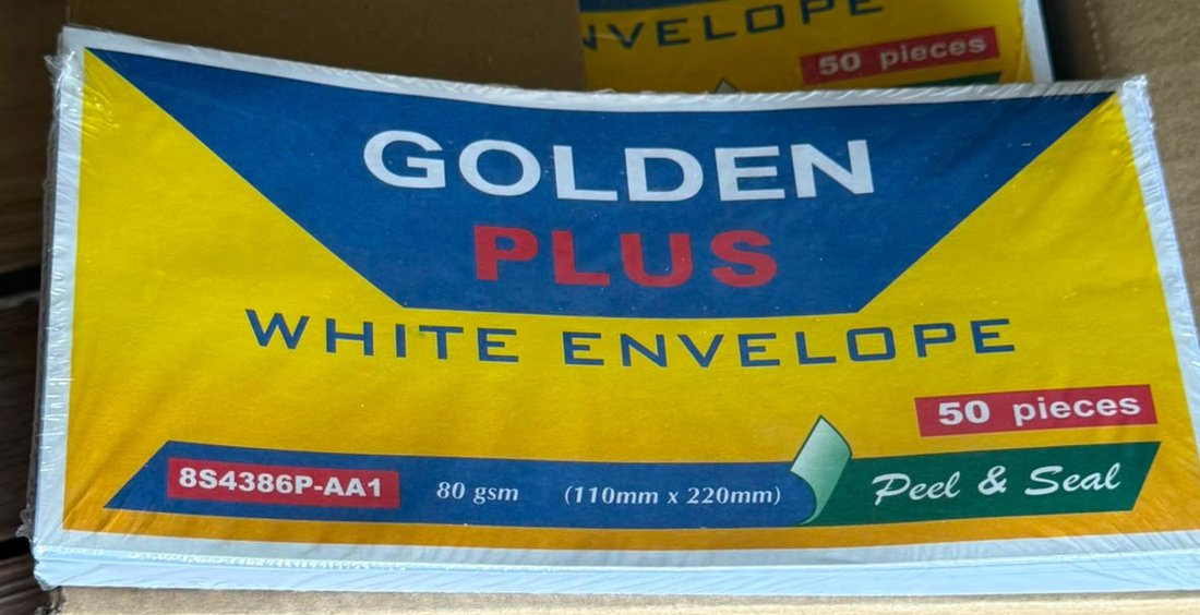 ظرف Golden Plus أبيض قياس ⁦9 × 4⁩